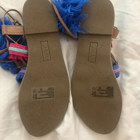 Brash Women's Rio Leg Wrap Flat Sandal - Brand New - Picture 6 of 7